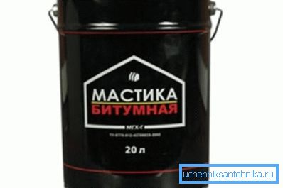 Bituminen mastiksia viemäriliitosten tiivistämiseen Bituminen mastiksia viemäriliitosten tiivistämiseen