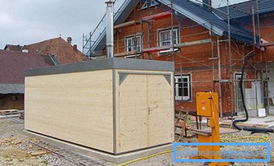 Lohko-modulaarinen konttityyppinen kattilahuone