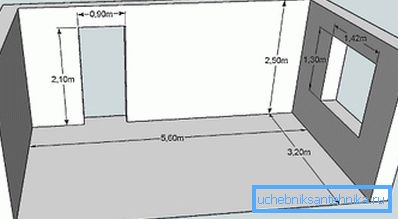 Ensin täytyy laskea huoneen pinta-ala ja tilavuus Ensin täytyy laskea huoneen pinta-ala ja tilavuus