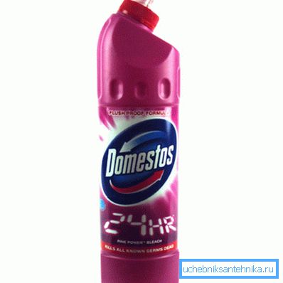 Domestos Pink on wc: n saastumisen ehkäisemiseksi Domestos Pink on wc: n saastumisen ehkäisemiseksi