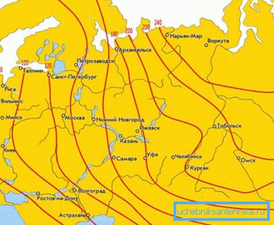 1221 Maaperän jäätymisen syvyys eri alueilla