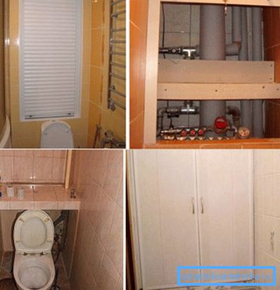 Miten sulkea WC: n takana olevat putket itse