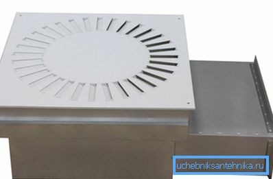 Staattinen paine kammio jakaa ilmavirran koko ruudukon alueelle.