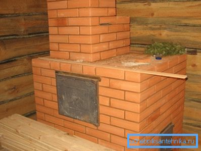 Brick-uunissa kylpyyn ja lämmitykseen on kiinteät mitat