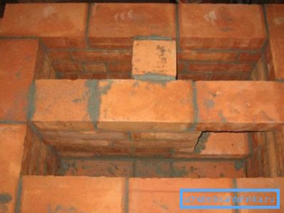 Brick savupiipun sisällä Brick savupiipun sisällä