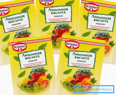 Kuvassa sitruunahappo Kuvassa sitruunahappo