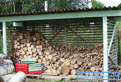 Kuva-katossa polttopuun varastointiin Kuva-katossa polttopuun varastointiin