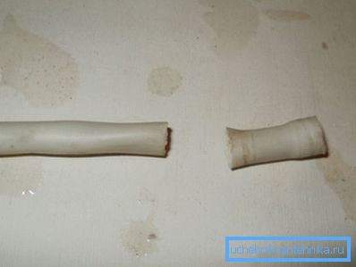 Kuvassa leikattu putki Kuvassa leikattu putki