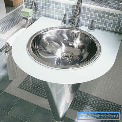 Kuvassa on esimerkki ruostumattoman teräksen saniteettituotteiden onnistuneesta käytöstä. Kuvassa on esimerkki ruostumattoman teräksen saniteettituotteiden onnistuneesta käytöstä.