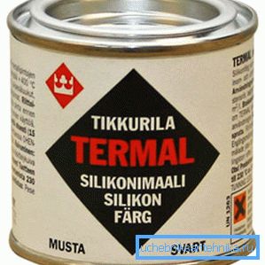 Kuvassa - silikoni lämpömaali lämpöpattereille ilman Kuvassa - silikoni lämpömaali lämpöpattereille ilman