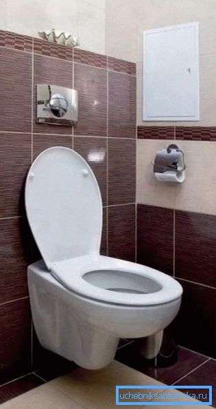 Riippuva wc säästää tilaa, koska säiliö on piilotettu