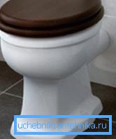 Näyte WC-astia, jossa on roikkuva säiliö Näyte WC-astia, jossa on roikkuva säiliö