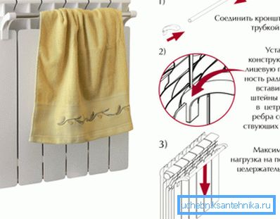 Yksinkertainen pyyhkeenpidike Yksinkertainen pyyhkeenpidike