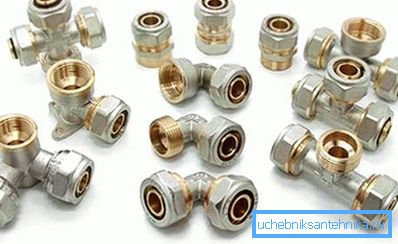 Putkien liitoselementtien tyypit