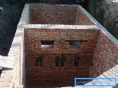 Brick septic säiliö