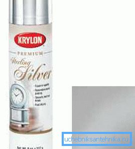 Metallic Silver Spray