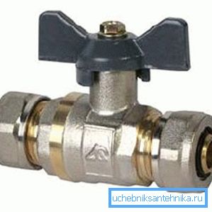 Kuulaventtiili metalliputkille Kuulaventtiili metalliputkille