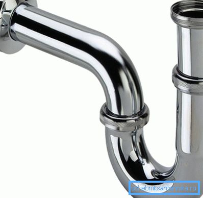 Pesualtaan sifoni. Sen alempi mutka on itse asiassa hydraulinen venttiili.