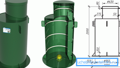 Metal Caisson -rakenne Metal Caisson -rakenne