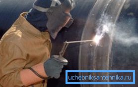 Korkeapaineinen kaasuputken hitsaus Korkeapaineinen kaasuputken hitsaus