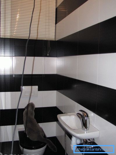 Tämä wc näyttää suuremmalta kuin se on.