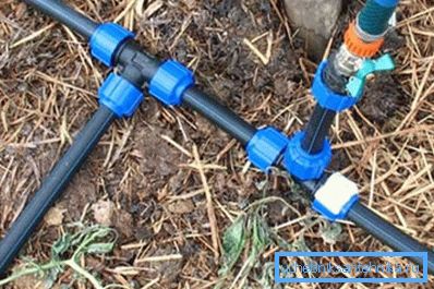 Vesihuolto puutarhan kasteluun HDPE: ltä